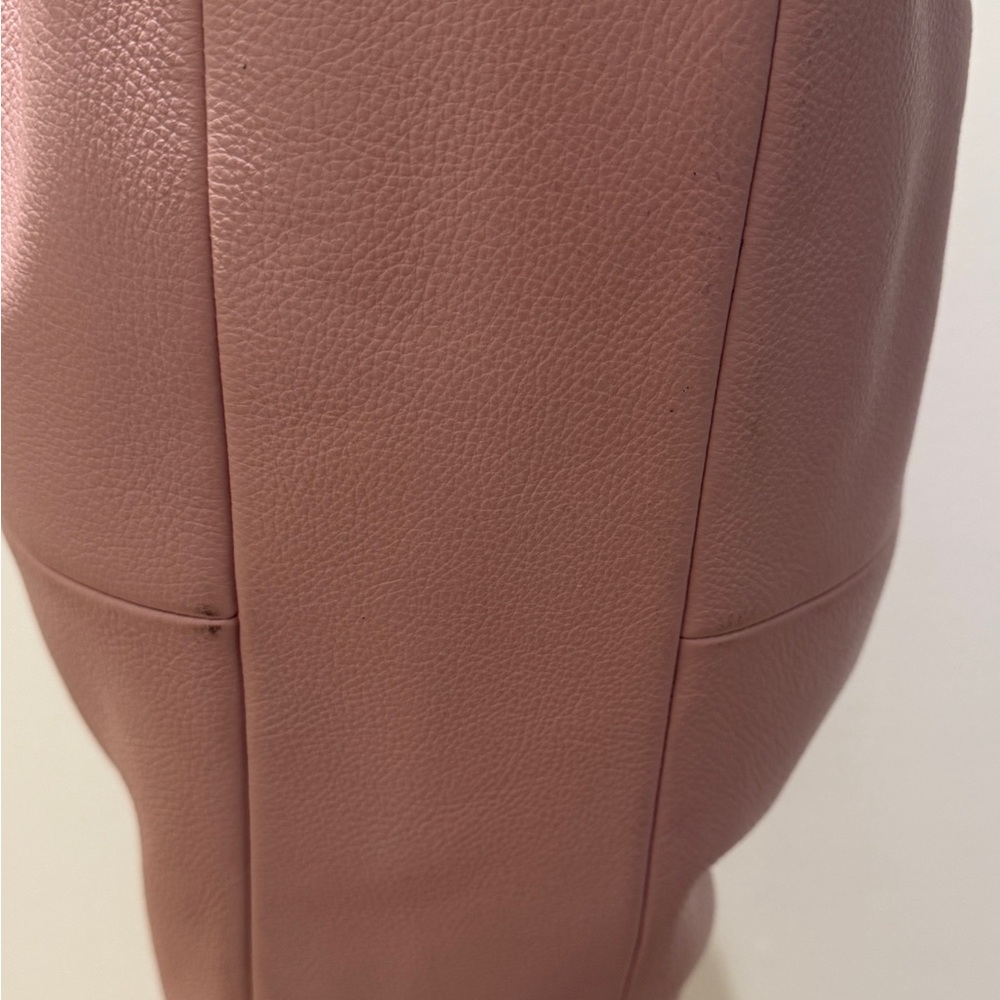 Pink Coach Leather Tote Bag - Picture 5 of 11